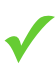 Green check mark