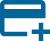 Blue credit card icon