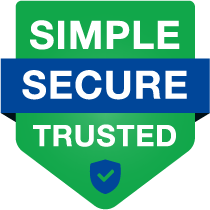 Simple, Secure, and trusted badge